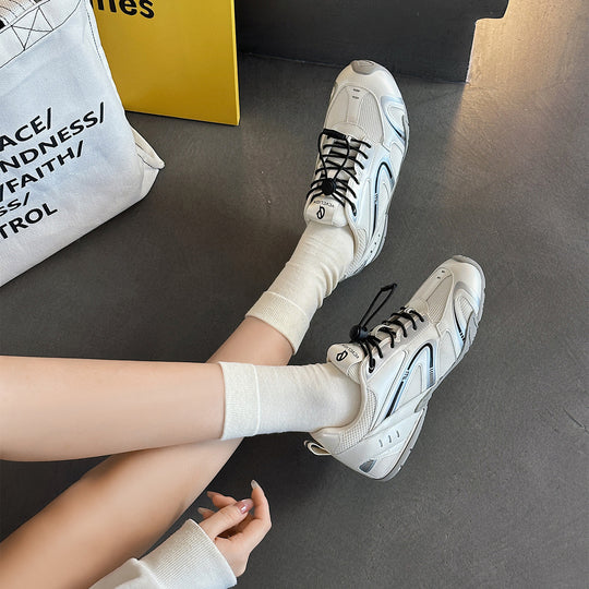 Damen Sportliche Hochleistungs-Sneakers mit atmungsaktiver Mesh-Konstruktion und rutschfester Sohle EB