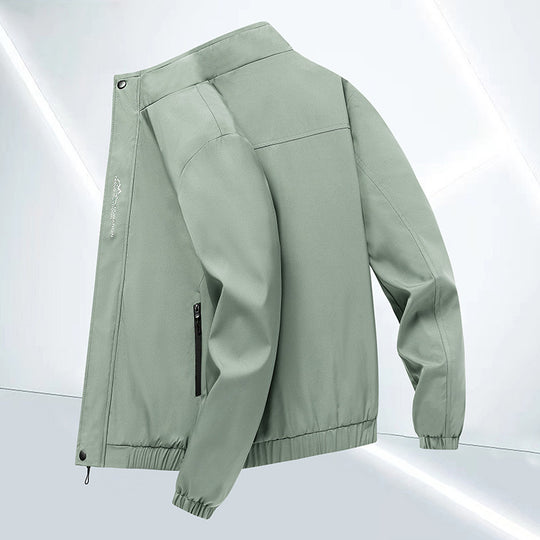 Herren leichter urbaner Softshell-Blouson mit winddichter Membran und verdecktem Reißverschluss EB