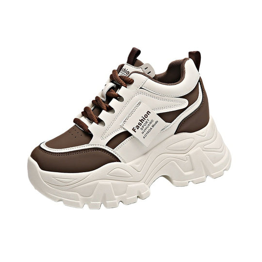 Damen Chunky Sneakers mit großzügiger Profilsohle und atmungsaktivem Obermaterial EB