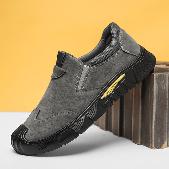 Herren elegante Slip-On Freizeitschuhe im sportlichen Design EB