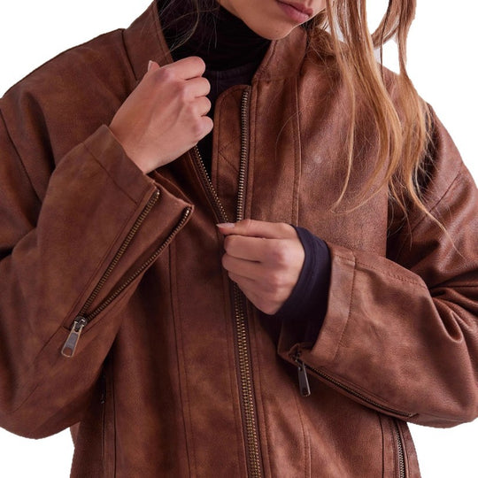 Damen Modische Echtjacke EB