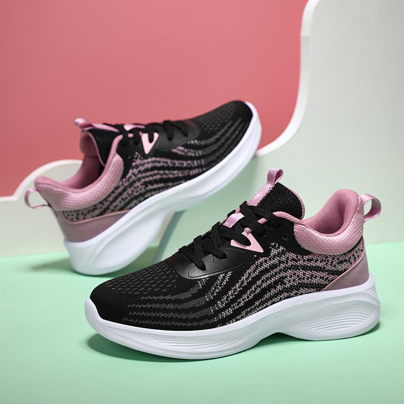 Damen Atmungsaktive Trainings-Sneakers mit flexibel dämpfendem Fußbett EB