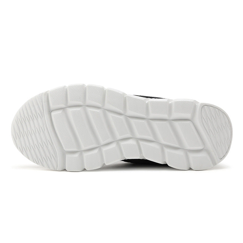 Damen nan Netz-Sneaker mit floralem Durchbruchmuster, flexibler Segmentsohle und gepolstertem Fersenkragen EB