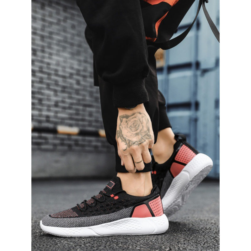 Damen Sportliche Leichtathletik Sneaker mit atmungsaktiver Struktur und dämpfender Sohle EB