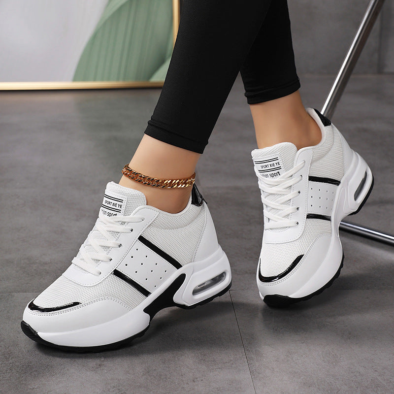 Damen Sportliche Sneakers mit dämpfendem Air-Cushion-System und atmungsaktiver Obermaterialstruktur EB