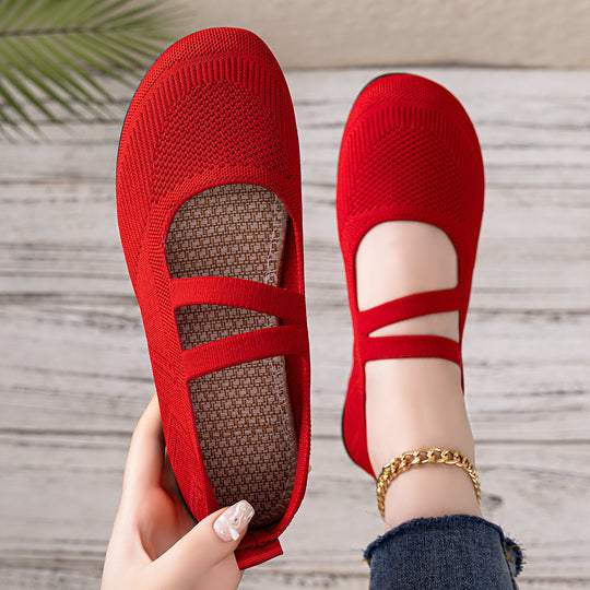 Damen Komfortable Mary Jane Slipper mit flexiblem Design EB