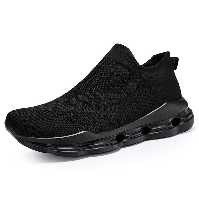 Damen Sportliche Strick-Sneaker mit atmungsaktiver Obermaterialstruktur EB