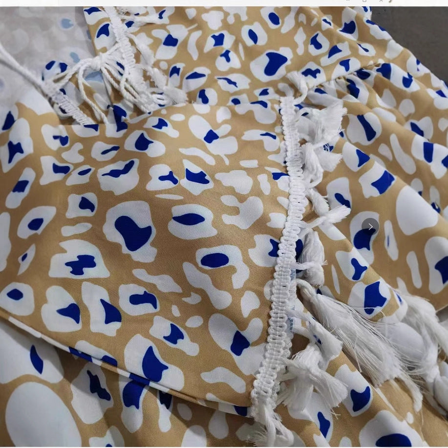 Damen Kaftan mit fröhlichem Muster EB
