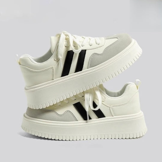 Damen Plattform Sneakers mit ergonomischer Dämpfung und trendigem Design EB