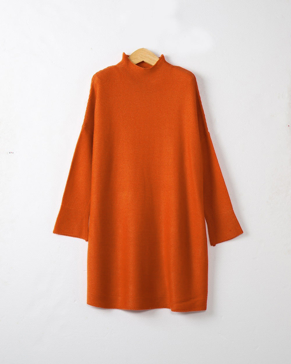 Damen Großer Rollkragenpullover aus weichem Strick EB