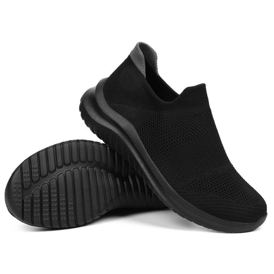 Damen Atmungsaktive Slip-On Sneakers mit flexibler Sohle EB