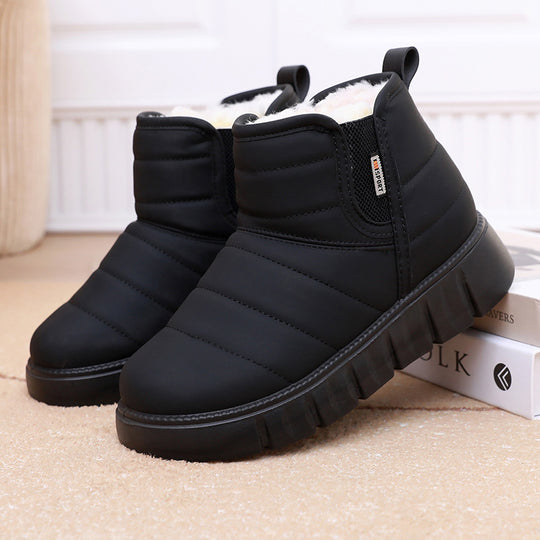 Damen Warme und gepolsterte Winterstiefel EB