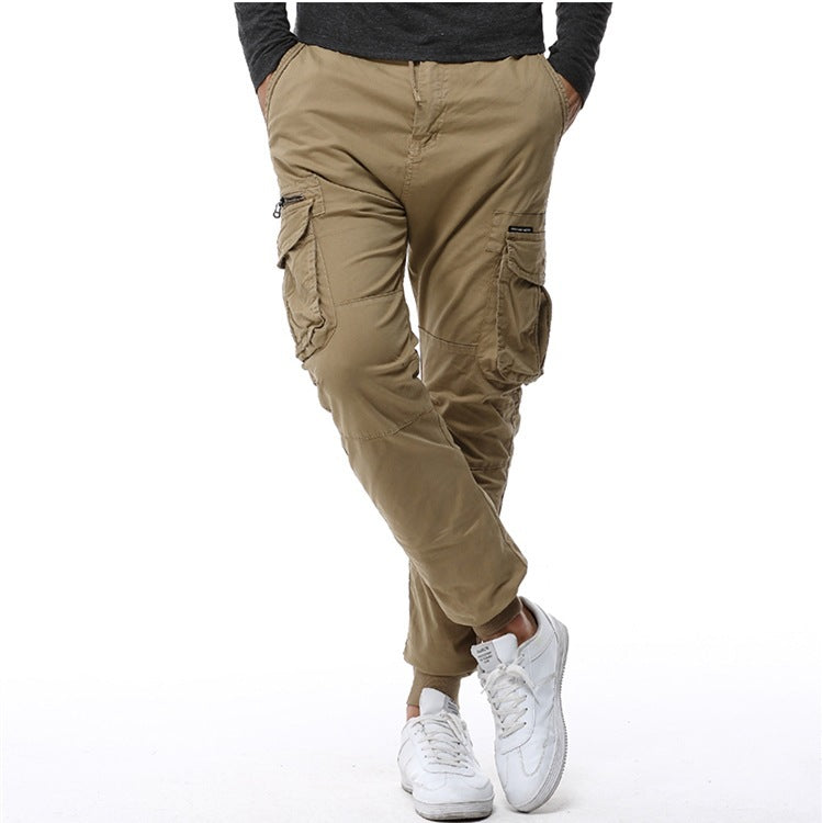 Herren Cargohose mit mehreren praktischen Taschen und elastischem Bund EB