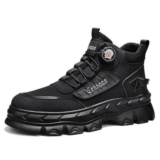 Damen Modische hohe Sneakers mit robustem Obermaterial und rutschfester Sohle EB