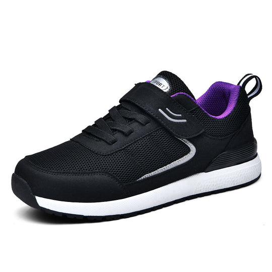 Damen Sportliche Sneaker mit verstellbarem Klettverschluss und atmungsaktiver Netzoberfläche EB
