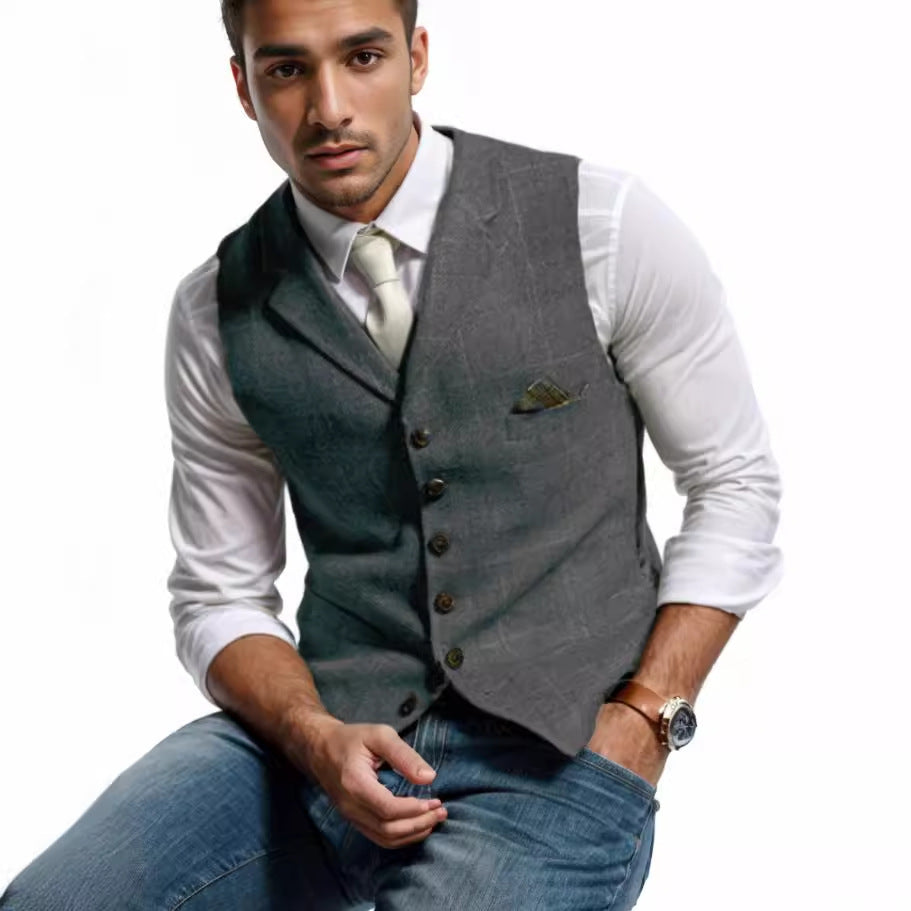 Herren elegante Weste im modernen Stil EB