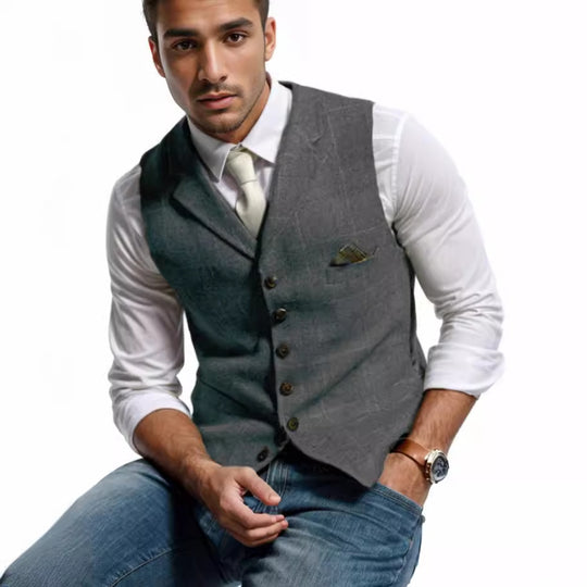Herren elegante Weste im modernen Stil EB
