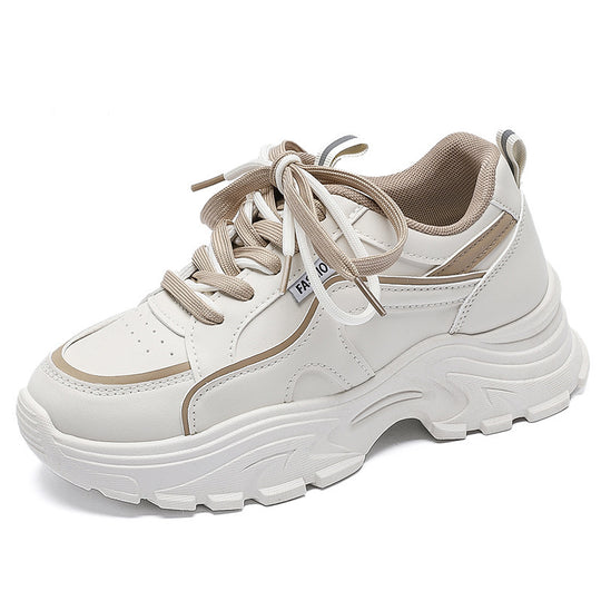 Damen Sportliche Chunky Sneakers mit atmungsaktiver Mesh-Oberfläche und starker Dämpfung EB
