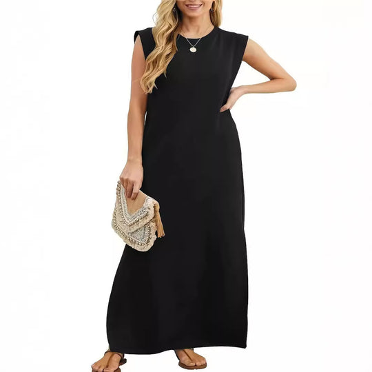 Damen Maxikleid mit elegantem Schnitt EB