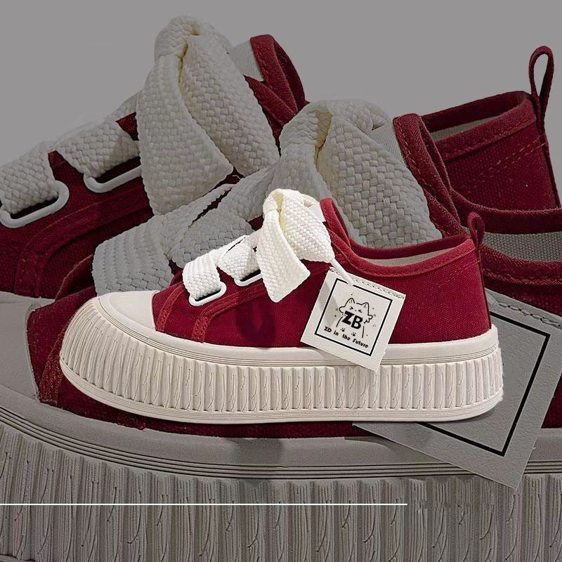 Damen Sneaker mit trendiger Plateau-Sohle und komfortablem Obermaterial EB