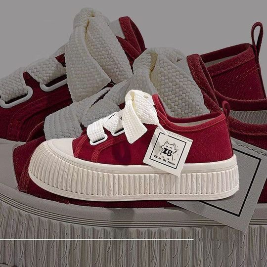 Damen Sneaker mit trendiger Plateau-Sohle und komfortablem Obermaterial EB