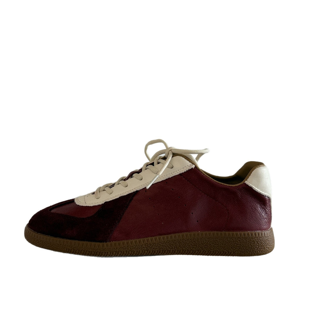 Damen Sportliche Sneakers aus hochwertigem Wildleder mit atmungsaktiven Einsätzen EB