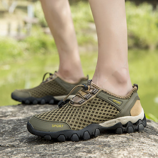 Damen atmungsaktive und rutschfeste Outdoor-Schuhe mit dynamischer Sohle EB