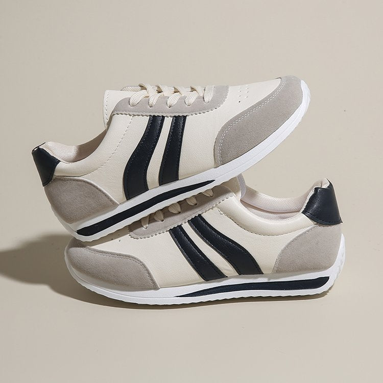 Damen Sportliche Freizeitsneakers mit atmungsaktiver Oberflächenstruktur und rutschfester Sohle EB