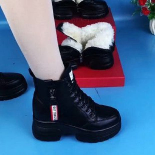 Damen Modische und bequeme High-Top Stiefel EB