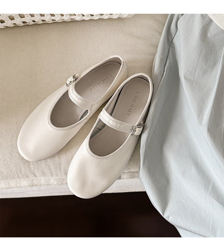 Damen Ballerinas mit verstellbarem Riemchen und komfortabler Innensohle EB