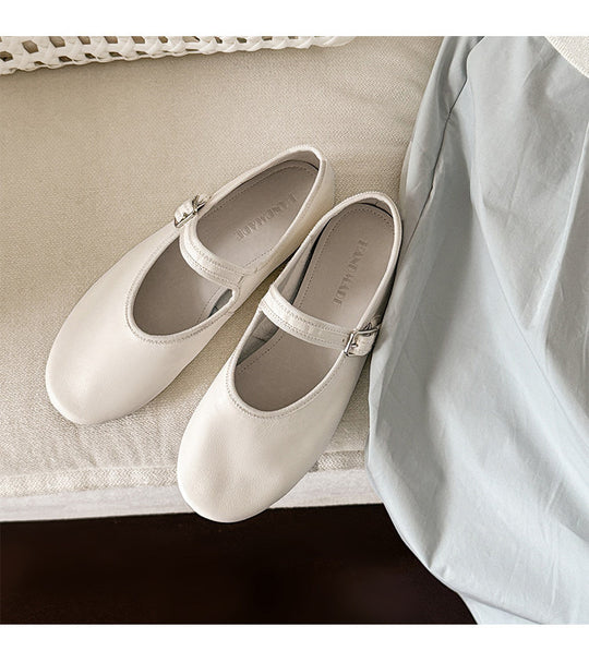 Damen Ballerinas mit verstellbarem Riemchen und komfortabler Innensohle EB