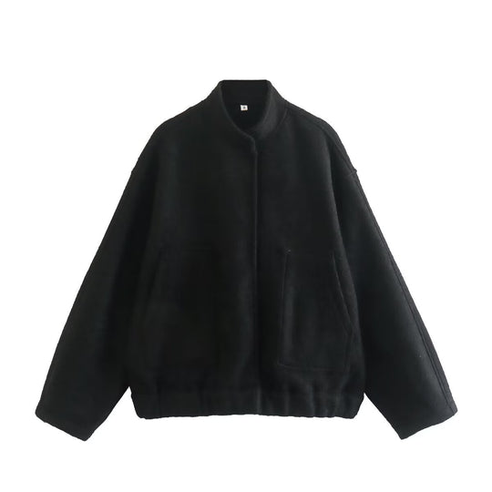 Damen Oversize-Winterjacke mit praktischen Taschen EB
