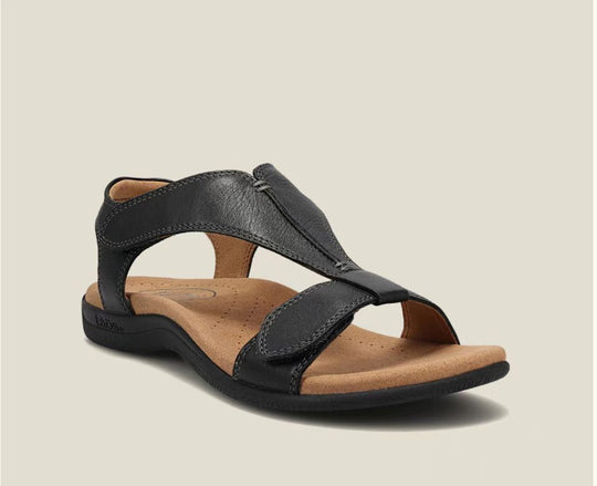 Damen komfortable Sandalen mit atmungsaktivem Obermaterial und verstellbaren Riemen EB