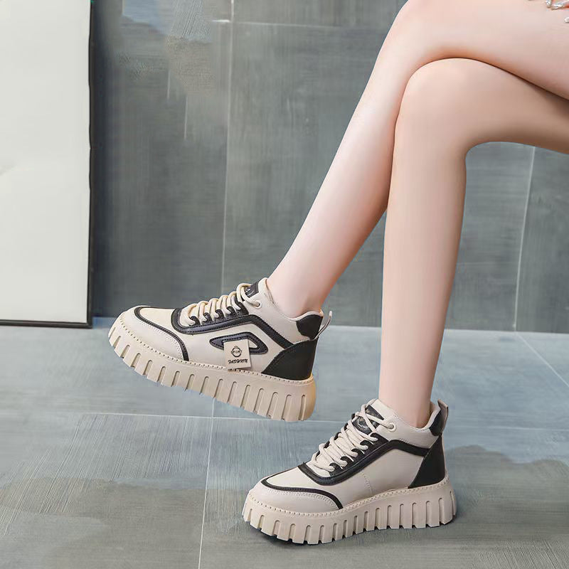 Damen Sportliche Chunky Sneakers mit verstärkter Sohle und atmungsaktivem Obermaterial EB