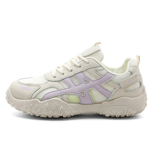 Damen Sportliche Sneaker mit atmungsaktivem Netzmaterial und dämpfender Laufsohle EB