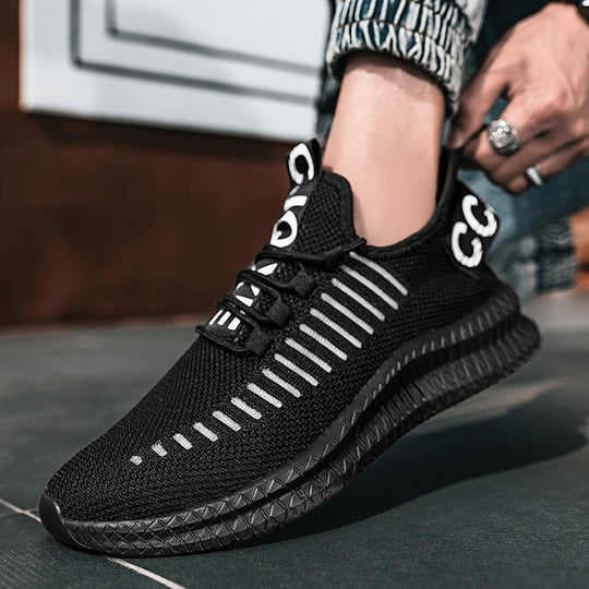 Damen Sportliche Sneakers mit atmungsaktivem Obermaterial und elastischem Schnürsystem EB