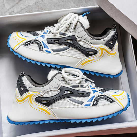 Damen Sportliche Straßen-Sneaker mit atmungsaktiver Mesh-Oberfläche und rutschfester Sohle EB
