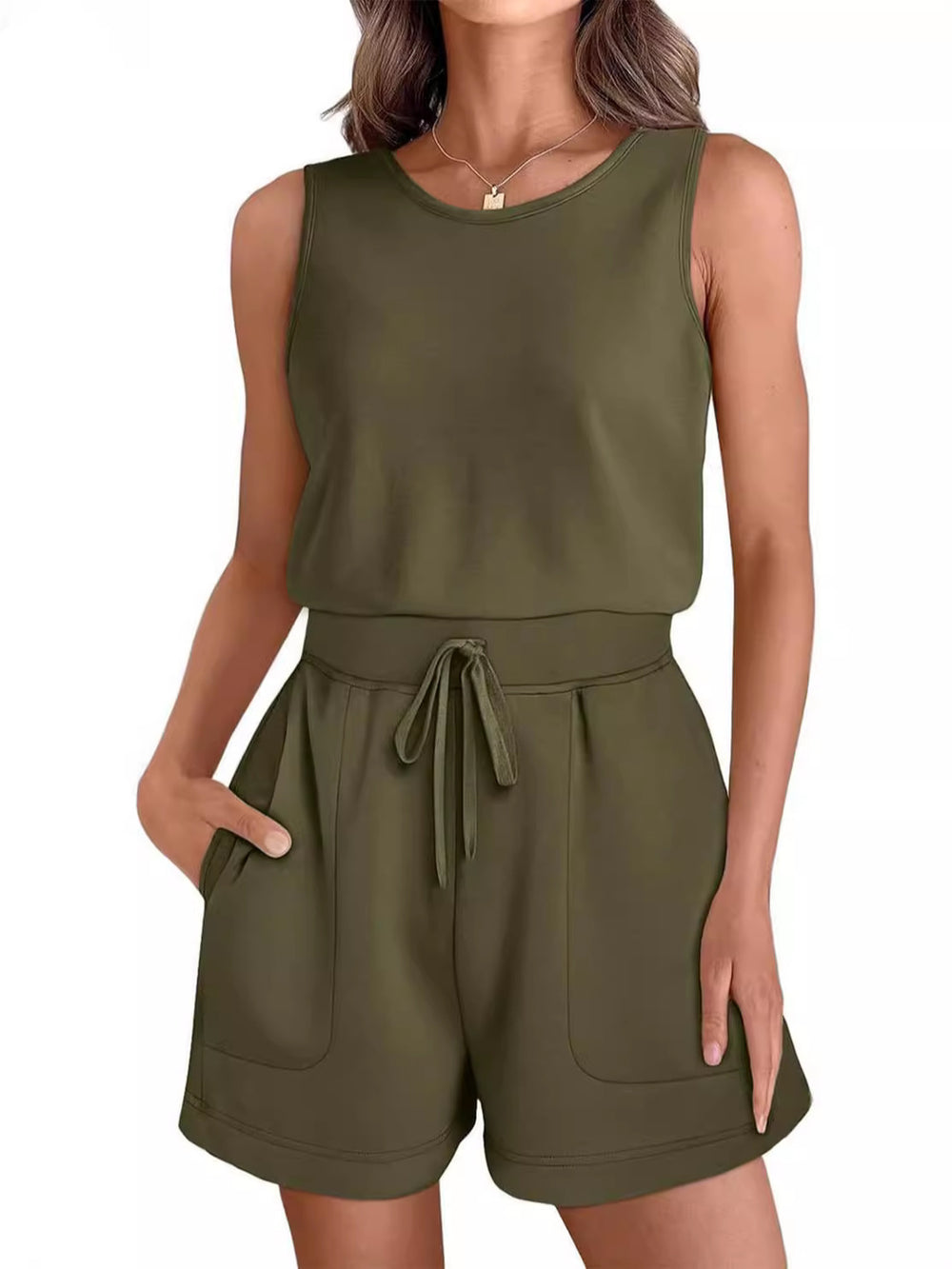Damen Jumpsuit mit lässigem Schnitt und praktischen Taschen EB
