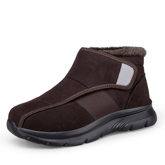 Damen isolierte Winterstiefel mit rutschfester Sohle und praktischer Klettverschlussfunktion EB