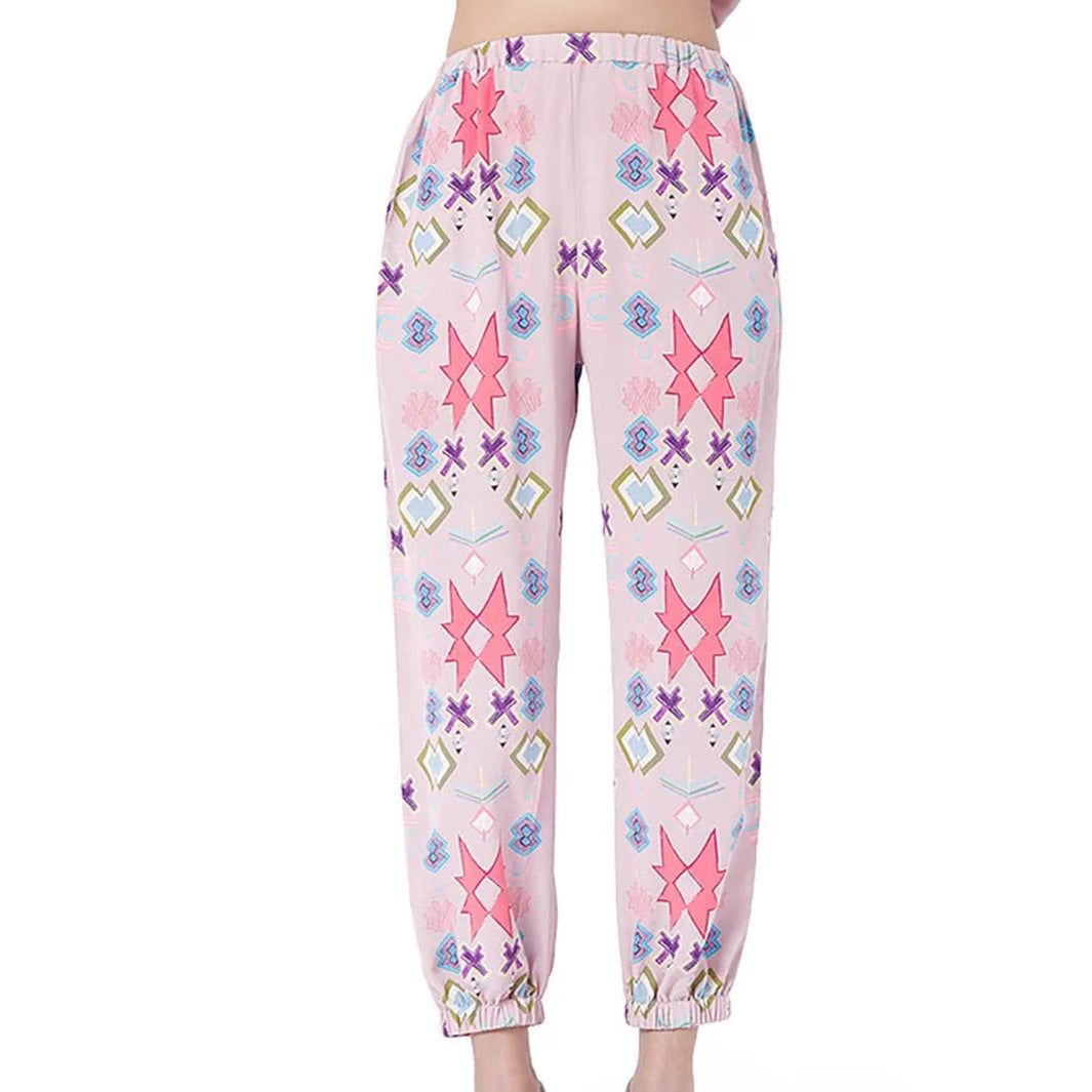 Damen Lässiger Jogginganzug mit modernem Dessin EB