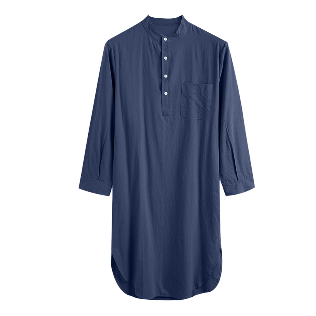 Damen Langarmhemd mit modernem Henley-Ausschnitt und praktischer Brusttasche EB