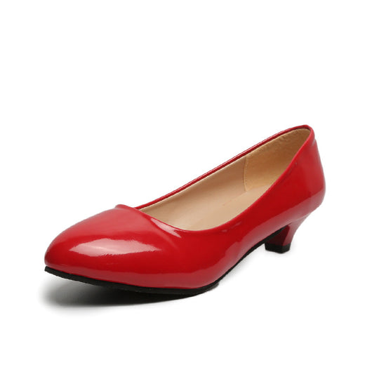 Damen elegante Pumps mit klassischem Design und komfortablem Blockabsatz EB