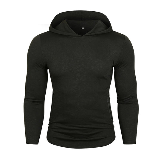 Herren Sportlicher Kapuzenpullover mit funktionalen Reißverschlusstaschen EB