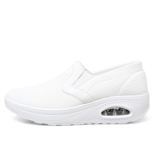 Damen Atmungsaktive Slip-On Sneakers mit dämpfender Sohle und flexiblem Design EB