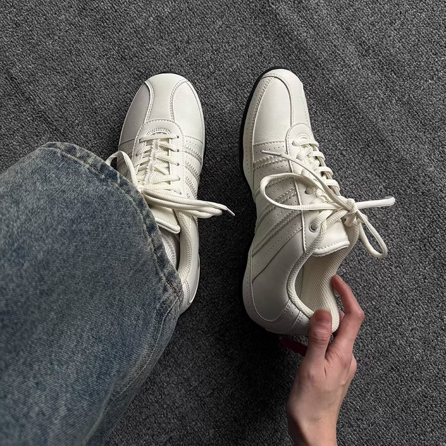Damen modische Sneaker mit atmungsaktivem Obermaterial und rutschfester Sohle EB