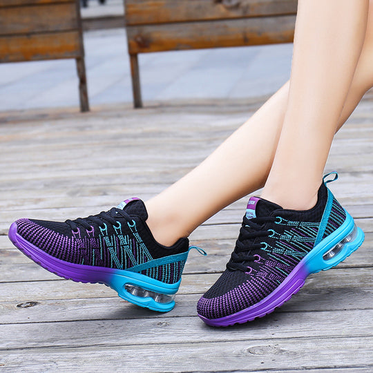 Damen modische Lauf-Sneaker mit dämpfendem Air-System EB
