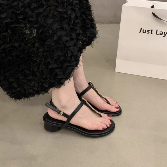Damen stilvolle Riemchen Sandalen mit glamourösen Details EB