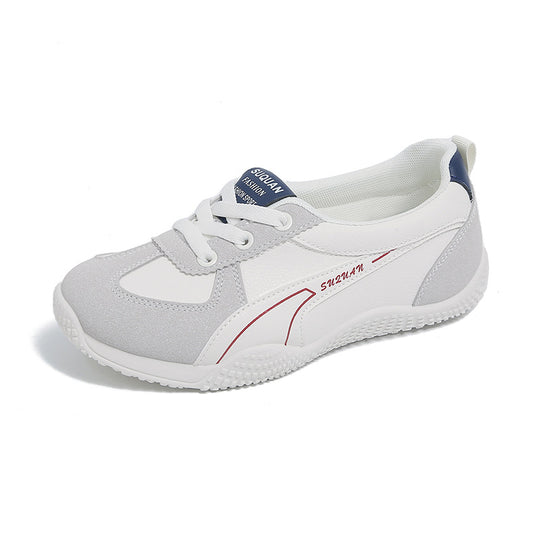Damen sportliche Sneakers mit atmungsaktiver Mesh-Oberfläche und flexiblem Sohlenprofil EB
