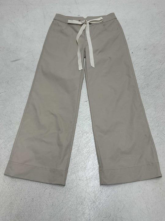 Damen nan weite Highwaist Cargo-Schlaghose mit Tunnelzug, Mehrfachtaschen und legerer Silhouette EB