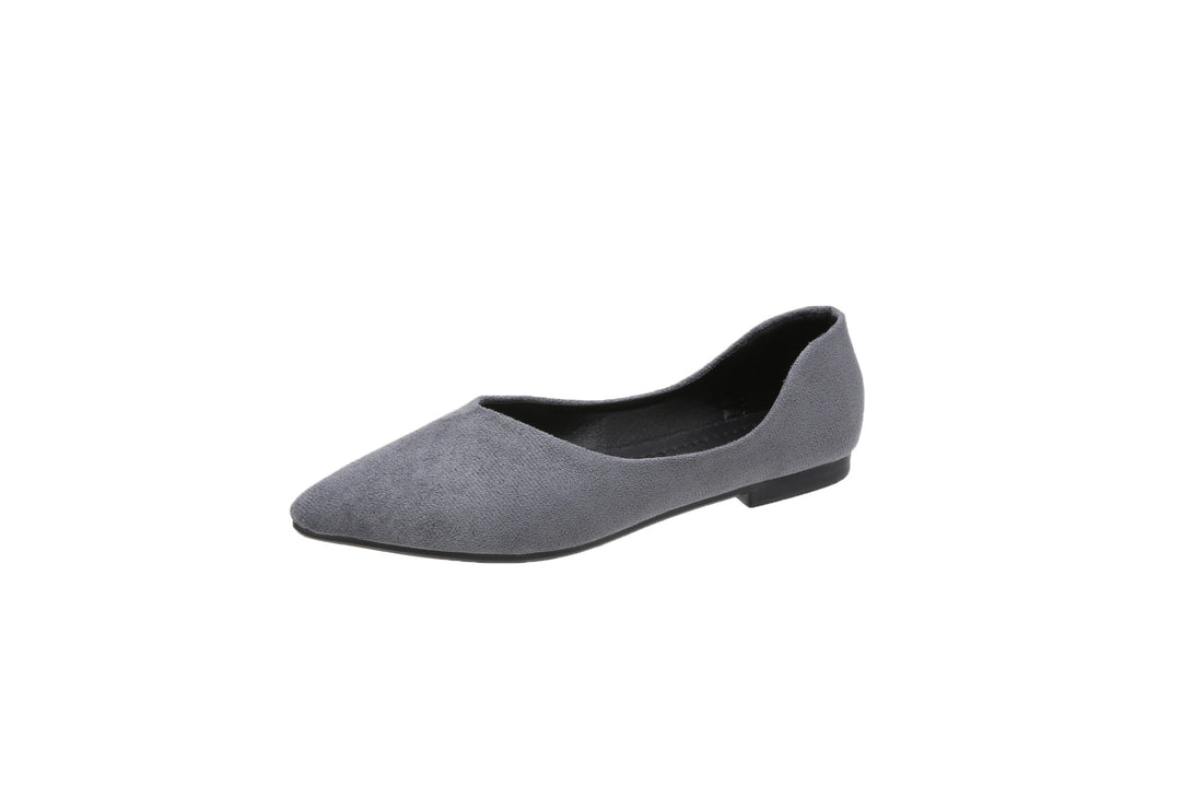 Damen Ballerinas im eleganten, minimalistischen Design mit spitzer Zehenpartie EB